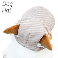 Sombrero de pescador para mascotas, de pana, ajustable, ecológico, transpirable, para exteriores, gorra para gatos, accesorios de protección solar, logotipo personalizado