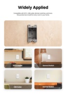 Caja Eléctrica de 1 Grupo de 14 Pulgadas Cúbicas con Certificación ETL, Caja de Conexiones/Salidas de PVC para Instalación en Paredes de Remodelación/Adaptación
