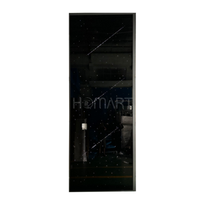 Puerta Principal Inteligente Contemporánea HOMART con Vidrio Decorativo de Mármol e Iluminación LED Ambiental, Puerta de Entrada Elegante - Product Image 5