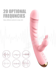 Amazon USA Warehouse Dual Heads Flexible Frau Sexspielzeug für Erwachsene Wasserdichter USB-wiederauf ladbarer Silikon-G-Punkt-Kaninchen-<span class=keywords><strong>Vibrator</strong></span> - Product Image 5