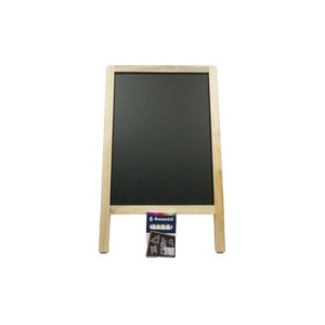 Pizarra para bar con marco de madera de 40x25 cm con 6 tizas y esponja borradora - Product Image 1
