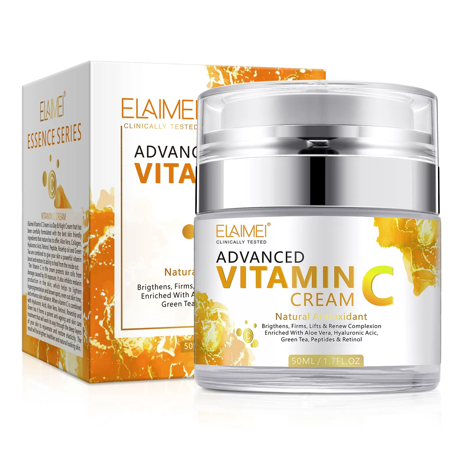 Elaimei Anti-Rimpel Anti-Aging Collageen Gezicht Aanscherping Druk Cream Skin Reparatie Vitamine C Crème