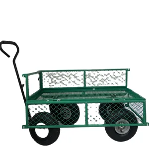Heavy Duty Lawn Yard Cart with environmental protection powder coating
