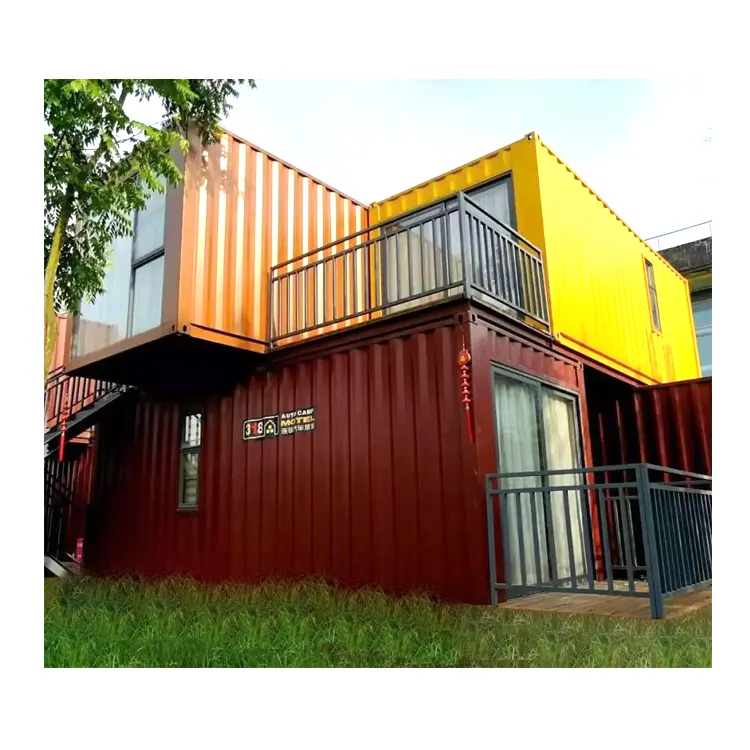 prefab house container hotel Combination