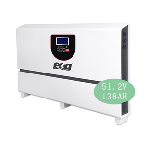 Venta caliente hoja de alta calidad 51,2 V 138AH baterías de iones de litio montadas en la pared almacenamiento de energía - Product Image 6