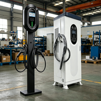 Station de recharge rapide pour véhicules électriques 60 kW, prise universelle de type 2, chargeur commercial pour véhicules électriques avec autorisation RFID, indice de protection IP65