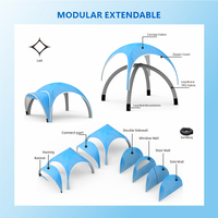 Tente gonflable personnalisée pour événements, expositions, sports, tente gonflable extérieure, chapiteau publicitaire, gazebo gonflable, auvent, tente scellée à l'air