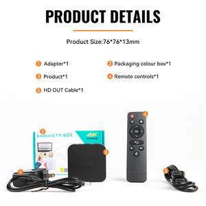 2025กล่องอัจฉริยะ U16ล่าสุดทีวีอนาคตของฉันทีวี Android 10สมาร์ท<span class=keywords><strong>4K</strong></span> กล่องทีวีรุ่น2GB 16GB RJ45รอม5G ชุด WIFI คู่กล่องด้านบน - Product Image 5