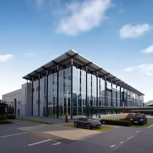 Galpão de Estrutura Metálica Pré-fabricada Rápida e Durável para Construção, Design de Armazém, Showroom de Carros 4S, Salão de Estrutura Metálica, Edifício Pré-fabricado - Product Image 1