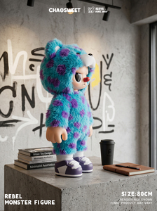 Rebel Bear Furry <span class=keywords><strong>Monster</strong></span> 1000% Big Figure Statuetta da Collezione Art Toy |   Enorme Bambola Mostro Originale IP Imbottita da 27,6 Pollici, Regalo - Product Image 5