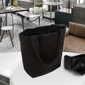 Bolsa de Mano de Lona de Algodón Ecológica y Moderna con Logotipo Personalizado y Patrón de Letras, con Cierre de Cremallera, para Compras, Viajes, Escuela - Product Image 3