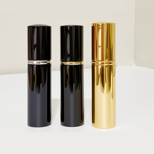 <b>Mini</b> Travel 10ml Aluminum Perfume <b>Bottle</b> Cylindrical Design Empty Sub Packaging Tube Bulk Wholesale USA Supply - Product Image 5
