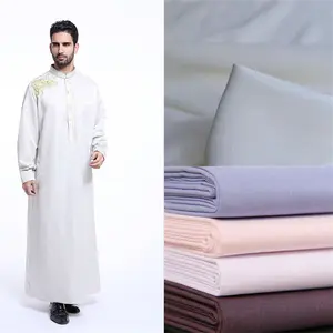 Оптовая продажа из Китая, полиэфирная вискозная ткань Toyobo, мягкая Арабская ткань Thobe для мужского костюма
