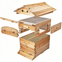 Preiswerte, heiß verkaufte automatische mobile Bienenstöcke, ausgestattet mit einer wasserdichten und feuchtigkeit beständigen Cedar Honeycomb Brooder Box.