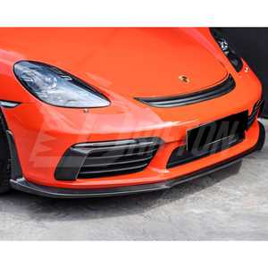 Lèvre avant en fibre de carbone CMST pour Porsche 718 Cayman Boxster 2016-2025 - Product Image 2