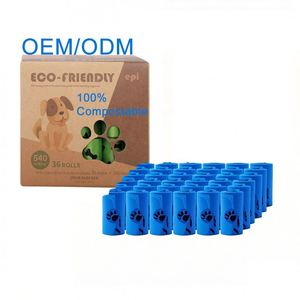 Factory Wholesale Customized Logo 100% <b>Compostable</b> Colorful <b>Bag</b> for Pet Dog Poop Waste <b>Bag</b> - Product Image 1