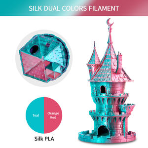 Filament d'imprimante 3D <span class=keywords><strong>ERYONE</strong></span> <span class=keywords><strong>Silk</strong></span> PLA bicolore 1.75MM-Fabricant Guangdong compatible PC 1kg - Product Image 4