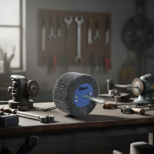 Ttake Abrasive Cloth Flap Wheel 80x30 Mm 60 Grit 6 Mm Shaft For Metal Grinding - Product Image 3