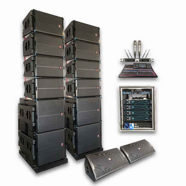 Professional Audio Sound System Dj Concert Stage Speakers Single 12 Inch Waterproof Line Array Speakers