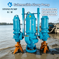 Pompa Lumpur Listrik Industri Anti Penyumbatan Pompa Lumpur Sentrifugal Terendam untuk Pembersihan Lumpur Kolam Air Limbah
