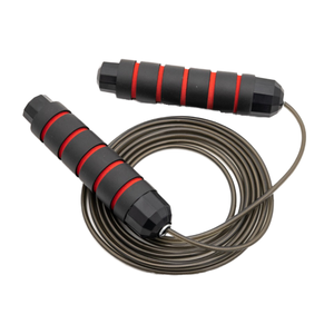 Chuyên nghiệp có thể điều chỉnh trọng lượng mang dây thép <span class=keywords><strong>Rope</strong></span> bỏ qua PVC tráng nhảy dây thừng ánh sáng & xách tay tùy chỉnh - Product Image 5