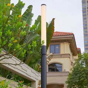 Lámpara LED <span class=keywords><strong>de</strong></span> Poste Alto para Jardín, Camino, Paisaje, <span class=keywords><strong>Exterior</strong></span>, <span class=keywords><strong>de</strong></span> Aluminio, con Sensor <span class=keywords><strong>de</strong></span> Movimiento, Clasificación IP65, 30W, CA, Garantía <span class=keywords><strong>de</strong></span> 3 Años - Product Image 4