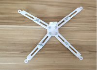 Support de montage mural/plafond pour projecteur, en acier inoxydable blanc, tube carré, longueur réglable 43-65 cm, inclinable et rotatif, angle de 30°