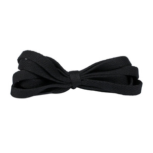 أربطة أحذية رياضية مسطحة بالجملة موديل XD301، 8 مم، 0.8 سم، من البوليستر المنسوج العادي، للأحذية الرياضية وكرة السلة، باللونين الأسود والأبيض - Product Image 5