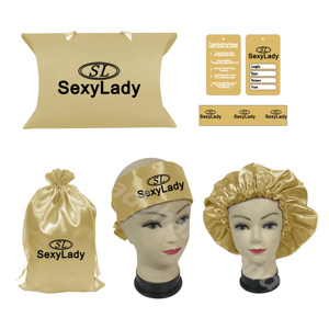 WD1หมวกคู่สำหรับคุณแม่และฉันหมวกผ้าไหมสีดำสำหรับผมกว้าง - Product Image 5