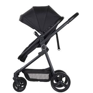 Poussette bébé pliable de luxe sur mesure en aluminium, légère, pour voyage en avion, 3 en 1 avec siège auto - Product Image 2
