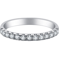 Bague de fiançailles en moissanite 0,33 ct la plus populaire, en argent sterling 925, cadeau de mariage, bague en moissanite pour filles