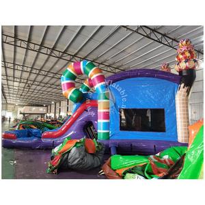Precio de Fábrica: Castillo Hinchable Comercial de Doble Carril 5 en <span class=keywords><strong>1</strong></span> con Tobogán, <span class=keywords><strong>Piscina</strong></span> y Área de Juegos Húmedo/Seco para Niños - Product Image 6