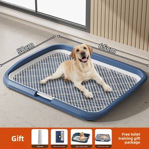 Vente en gros de toilettes pour super grands et moyens petits chiens tablettes à haute clôture urinoirs pour chiens anti-éclaboussures colonnes simples en plastique pour animaux de compagnie - Product Image 6