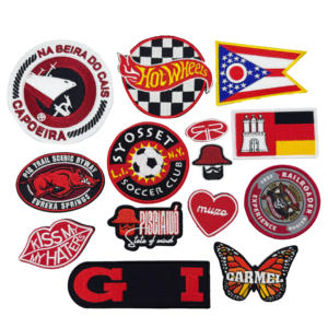 의류용 맞춤형 로고 자수 라벨 패치 (재봉 및 부착 가능) - Product Image 5