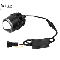 2.0 pouces Bi Led Laser projecteur lentille Halo lumières voiture antibrouillard double couleur Angel Eyes LED pour Toyota Honda Nissan