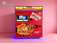 Distributeur automatique de frites à température uniforme, distributeur automatique de burgers étanche, entièrement automatique pour l'extérieur