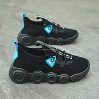 Chaussures de sport pour hommes à lacets, légères, respirantes, en maille, personnalisées, Hebei, faible MOQ, en stock, été, automne, prix bas