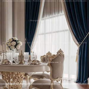 Tavolo da pranzo di lusso a 12 posti classico intagliato a mano mobili antichi retrò francesi personalizzati per hotel barocchi - Product Image 3
