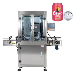 Automatic Beans Vegetable Can Sealer Carbonated Soft Drink Small Aluminum Canning Machine