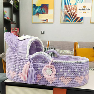 Cesta de Almacenamiento <span class=keywords><strong>para</strong></span> Pañales de Bebé Recién <span class=keywords><strong>Nacido</strong></span>, Tejida a Mano, Multicolor, Marca Star, la Más Vendida - Product Image 6