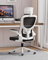 Chaise de bureau moderne en maille, confortable, pivotante, pliable, à roulettes, pour la maison et les visiteurs, vente en gros, disponible pour ordinateur