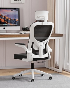 <span class=keywords><strong>Silla</strong></span> de oficina moderna de malla plegable giratoria cómoda y económica con <span class=keywords><strong>ruedas</strong></span> para el hogar, visitas y sala de espera, venta al por mayor en línea - Product Image 3