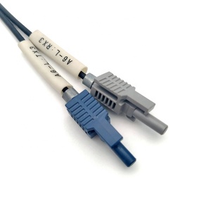 Cordon de raccordement HFBR 1,0 mm Câble POF Avago Fiber Certifié ISO9001 Longueur 1 m Échantillon gratuit Bleu/Gris Température de fonctionnement -55~+85°C - Product Image 1