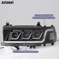 Projecteur LED JUSHUN pour Toyota Land Cruiser LC80 1990-2002, lentille de projecteur LED DRL, accessoires de voiture