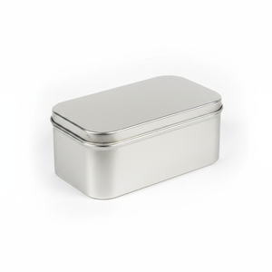 Boîte en fer blanc rectangulaire pour cosmétiques Kontensan L976 140x240.0mm X H43mm 1.5 Lt Turquie - Product Image 2