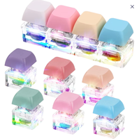 Porte-clés testeur de commutateur à une touche en gros, jouet anti-stress multi-couleurs mates, gadget promotionnel transfrontalier en vrac