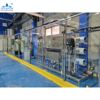 Ligne de production complète d'équipement d'eau en bouteille de A à Z 500-2000ml