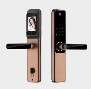 กุญแจล็อคอัจฉริยะ VIMA Qleung S802Pro Tuya WiFi พร้อมกล้อง HD และหน้าจอแสดงผลภายในบ้าน รองรับลายนิ้วมือ บัตร IC และกุญแจ สำหรับการเข้าออกบ้านอย่างปลอดภัย - Product Image 3
