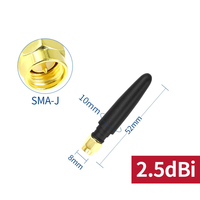 Ruber ördek Antenne knuckle döner kablosuz modülü için 2.4 GHz WiFi anten yönlendirici ZigBee SMA erkek 2.4G Mini hava ev Internet