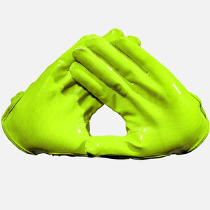 Guantes de receptor ancho de fútbol americano de alta calidad súper pegajosos Guantes de Fielding de logotipo y color personalizados para uso en rugby en climas fríos - Product Image 6
